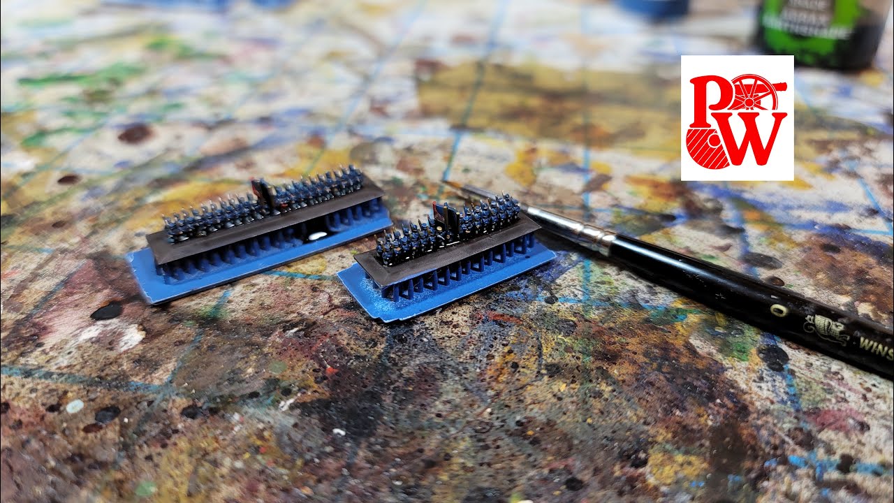 Painting 2mm Union Troops