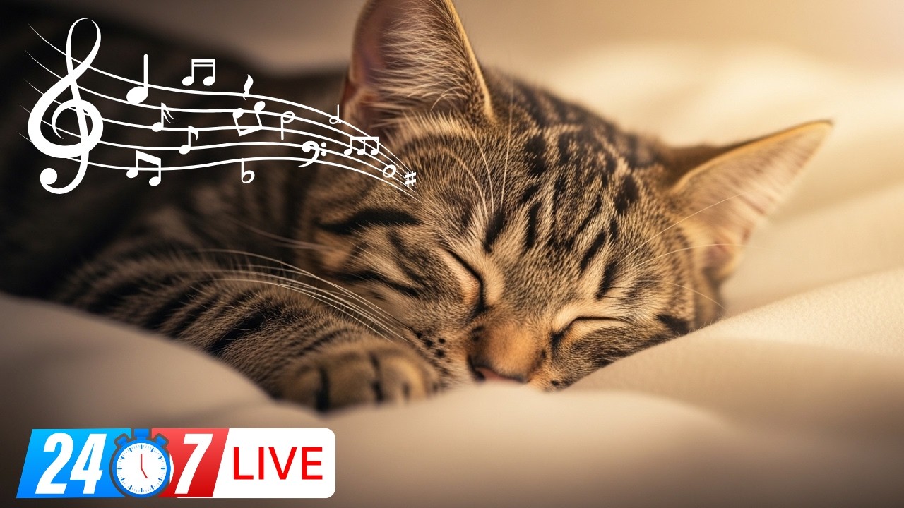 24/7 Live Relaxing Cat Music 2026 – Peaceful Sounds for Felines