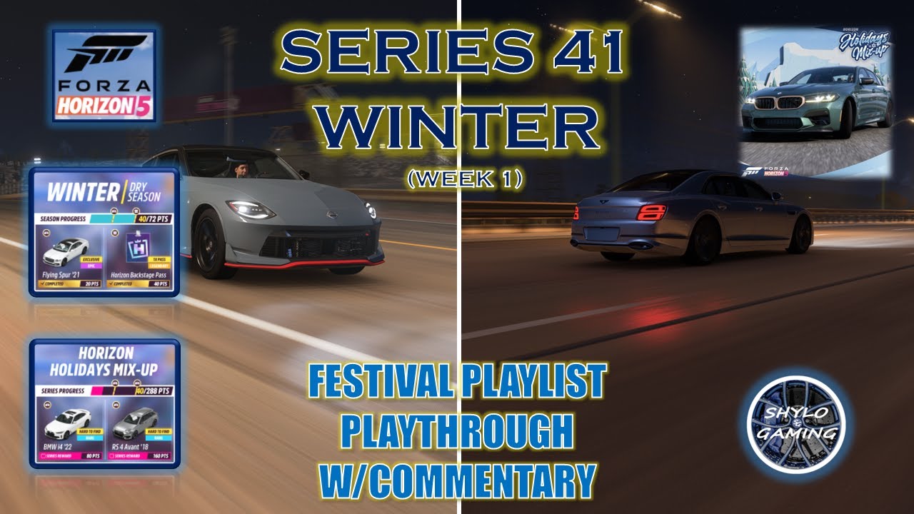 COMEBACK! Forza Horizon 5 | Playthrough of Series 41 Winter (WEEK 1) | "Horizon Holidays Mix-Up" 🎮😎