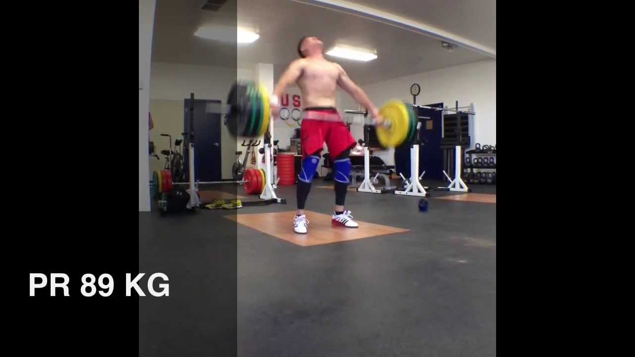 SJP Weight room PR Snatch 195 lb + 295 Back Squat