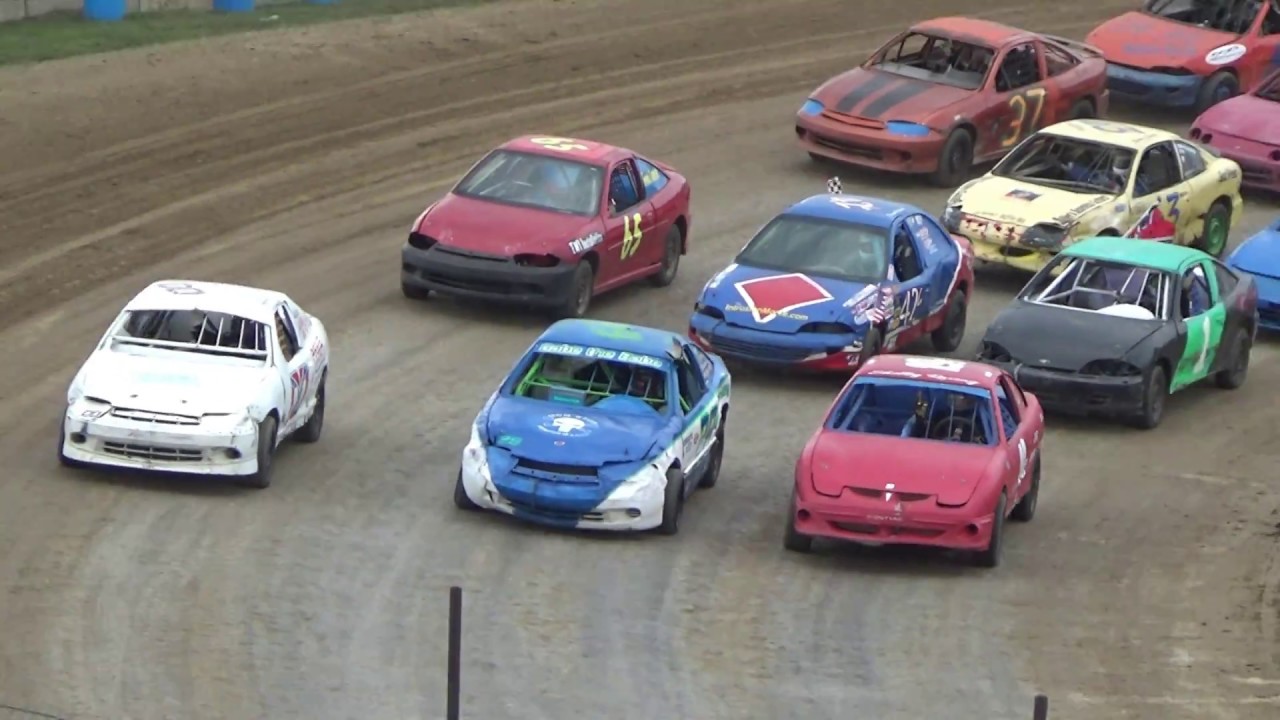Flinn Stock Feature Race at Crystal Motor Speedway, Michigan on 09-17-2017!!