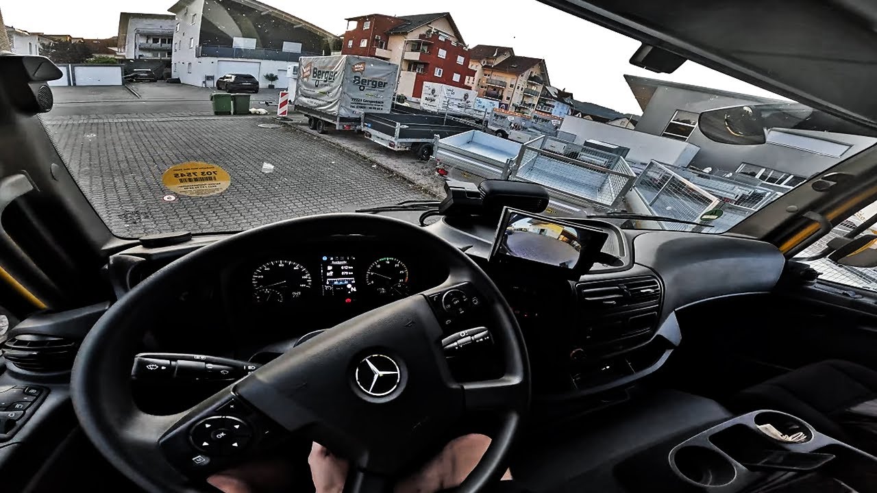 So läuft ein Tag als Zusteller bei der Deutschen Post 🚛 Unterwegs im Mercedes Atego