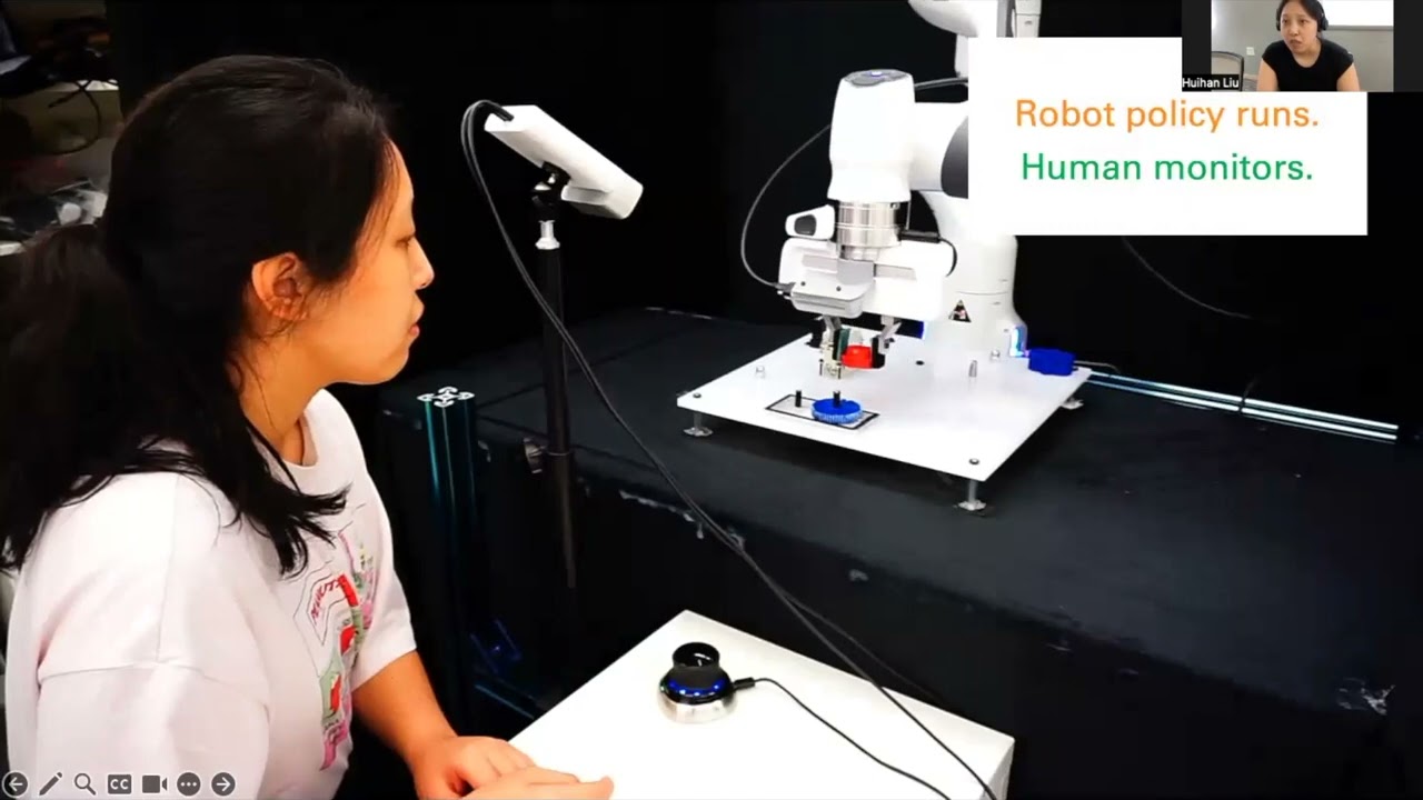 Robot Learning on the Job: Human-in-the-Loop Manipulation and Learning During Deployment.