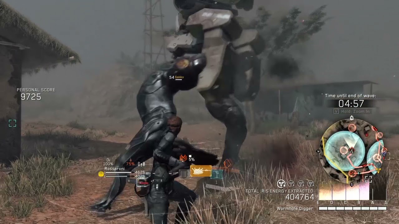 Metal Gear Survive - Killing a Gekko