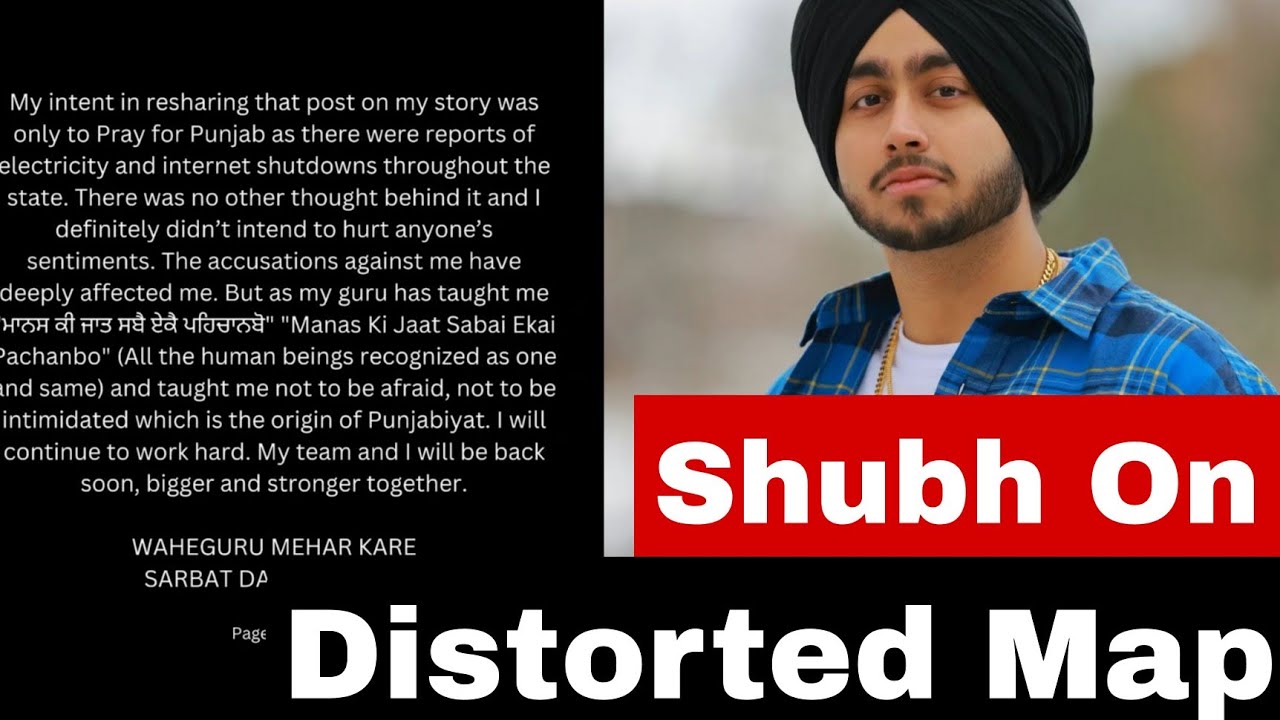 Shubh Reply On Distorted Map & Anti National | Shubh Apology to Everyone