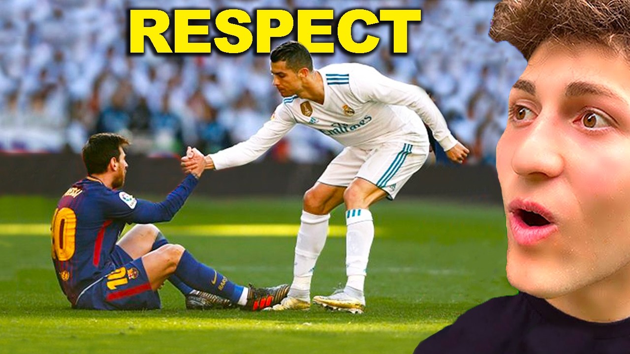Les Meilleurs Moments De Respect Dans Le Football ! ❤️ (Ronaldo est trop gentil avec Messi)