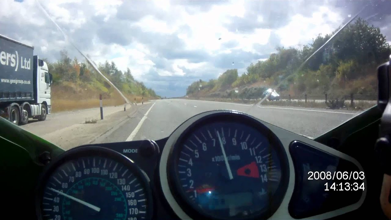 0-60mph Fastest Speed Challenge - Onboard ZX9R