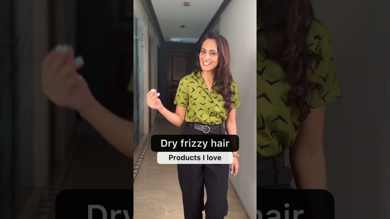 Dry frizzy hair product recommendations #dermatologist