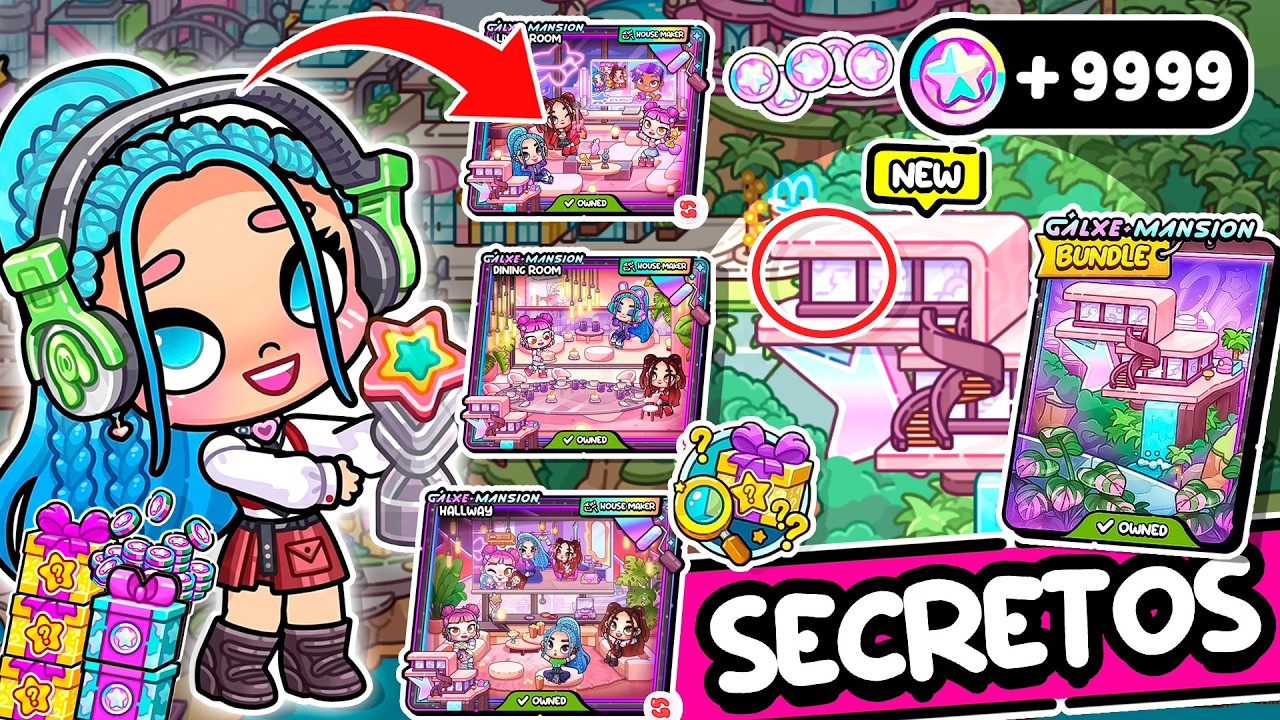 YA LLEGO! TODOS LOS SECRETOS y PACK GALXE DE LA NUEVA ACTUALIZACION DE AVATAR WORLD