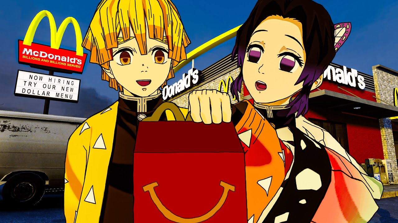Demon Slayers Work At McDonald's! (VRChat)