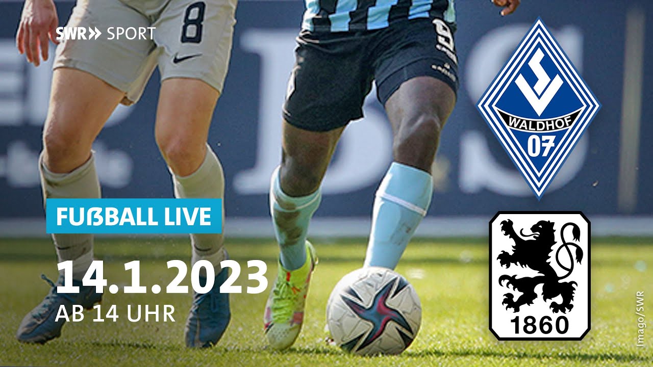 3. Liga live:  Waldhof Mannheim -  TSV 1860 München | SWR Sport