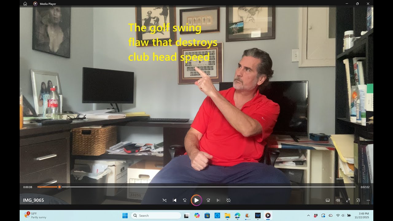 The golf swing flaw that destroys club head speed