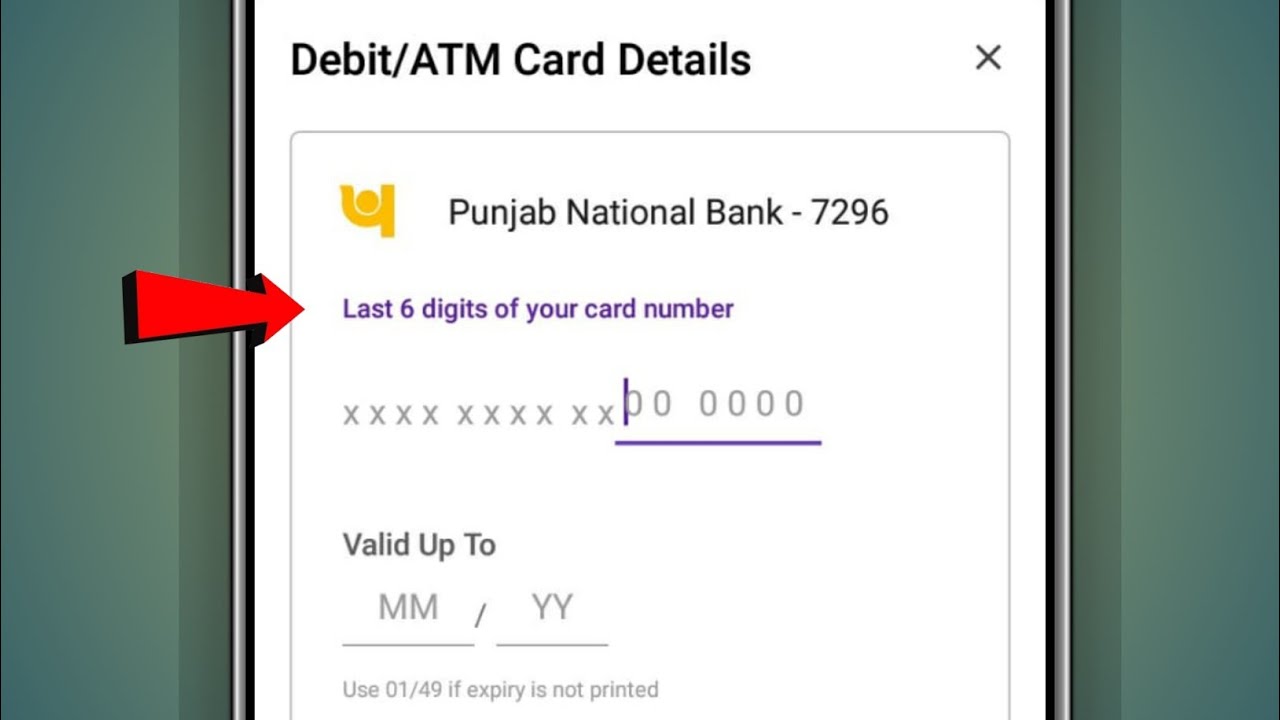 Last 6 Digits Of Debit Card | Last 6 Digits Of Your Card Number | Debit Atm Card Last 6 Digits