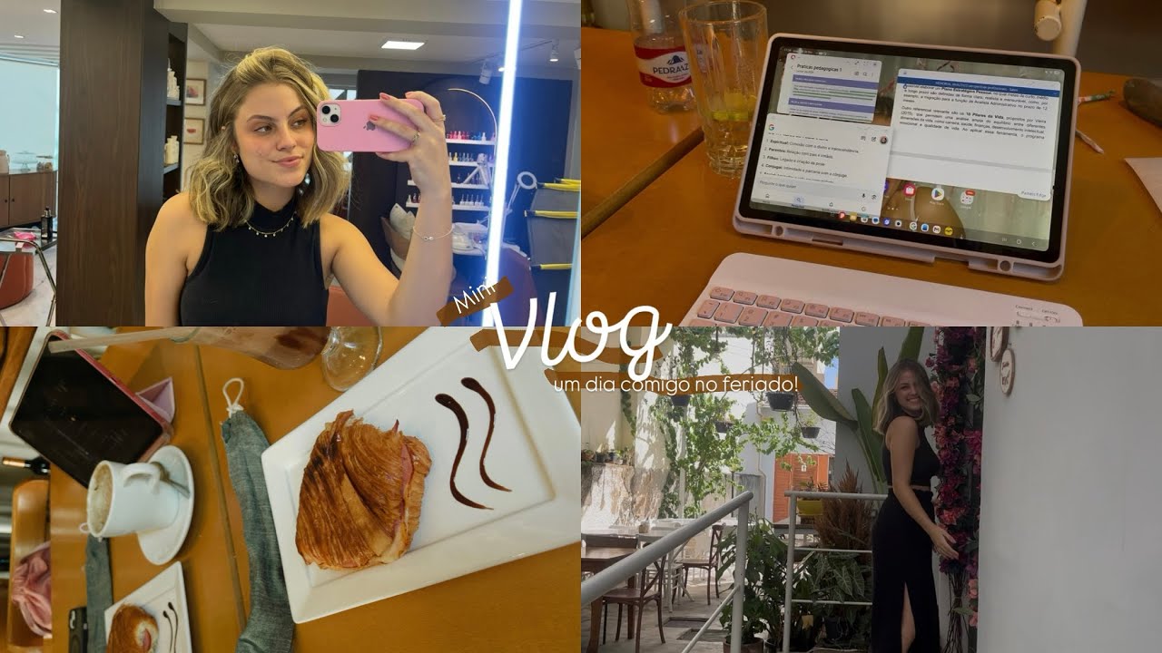 No Speaking Mini Vlog, A Day With Me. | hair cut, coffee, study’s and more! 
