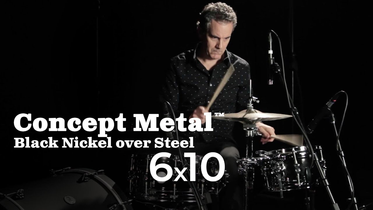 Snare Drum Demo: PDP Metal - Black Nickel over Steel 6x10