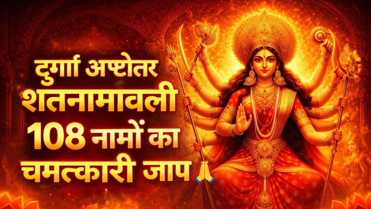 Durga Naam Jaap (108 Names) 🙏 Powerful Protection & Positive Energy Mantra