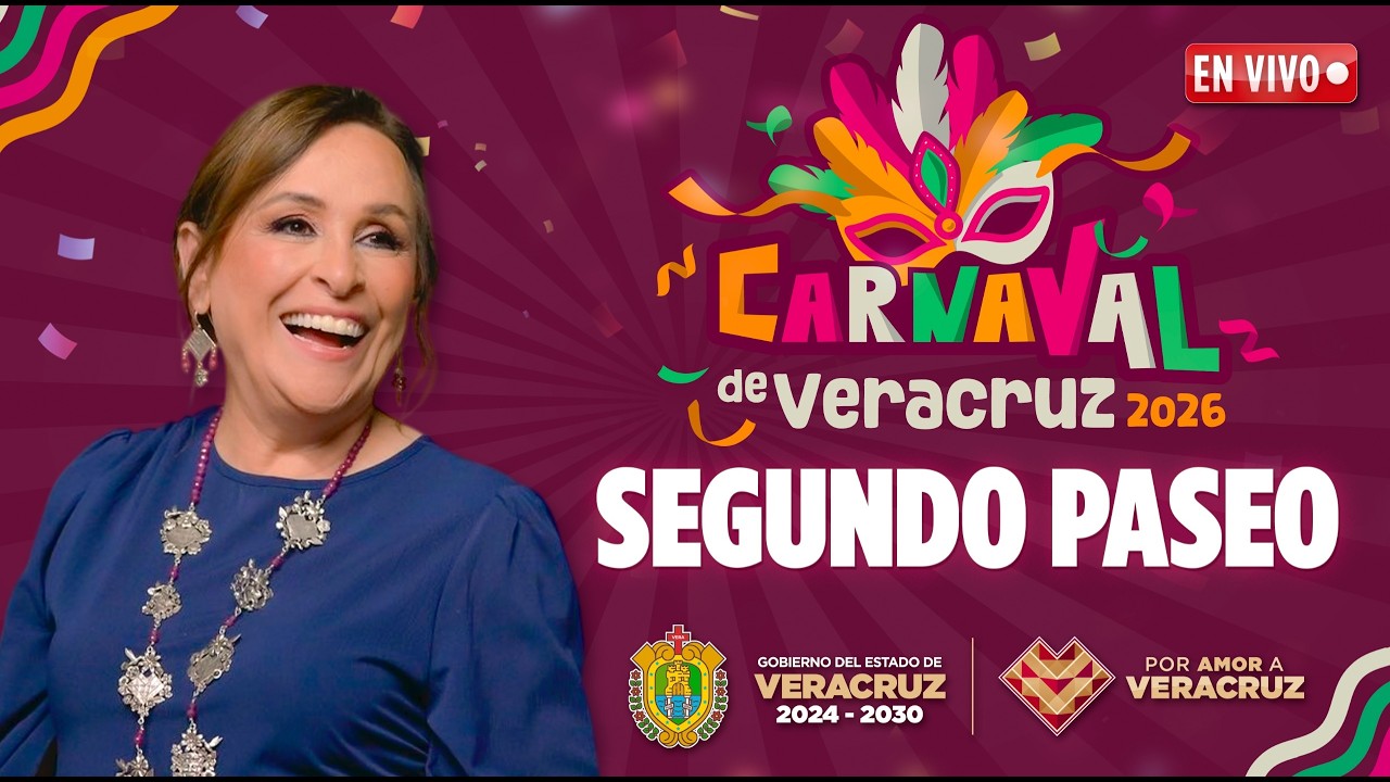 🔴 #TransmisiónEnVivo | Segundo Desfile del Carnaval de Veracruz 2026 🎉🚗✨