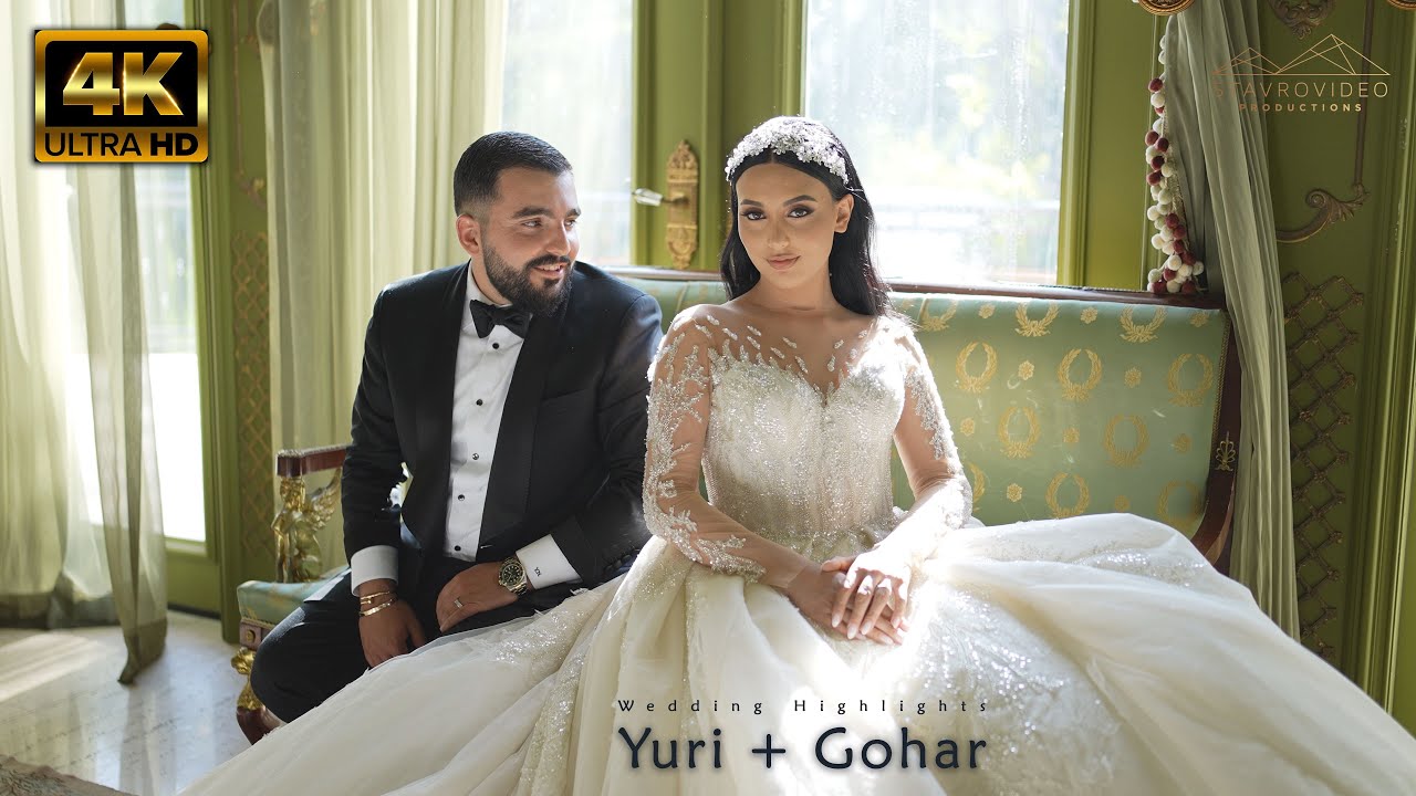 Yuri + Gohar Wedding 4K UHD Highlights at Landmark hall st Leon Church and Sunset Estate