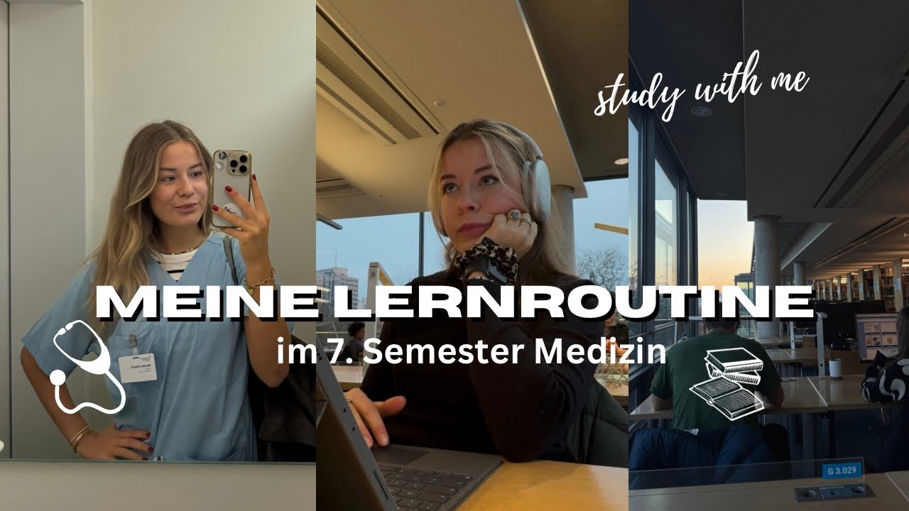 So LERNE ich f&uuml;rs MEDIZINSTUDIUM - Study Routine, Tipps & Study w/me II Marieke Emilia