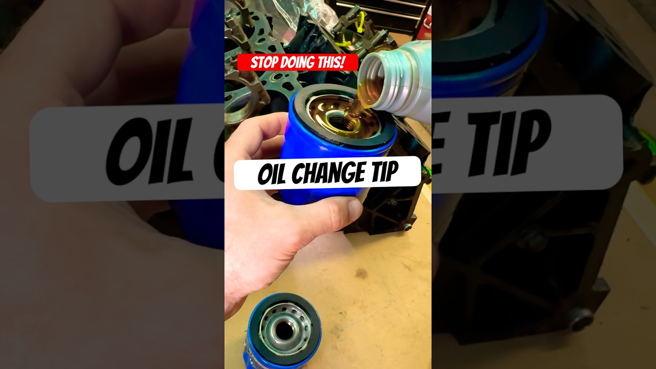Mechanic Tip: Oil Change Myth to Pre Fill Oil Filter