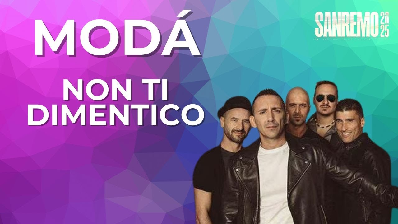 NON TI DIMENTICO - Modà (SANREMO 2025) #karaoke