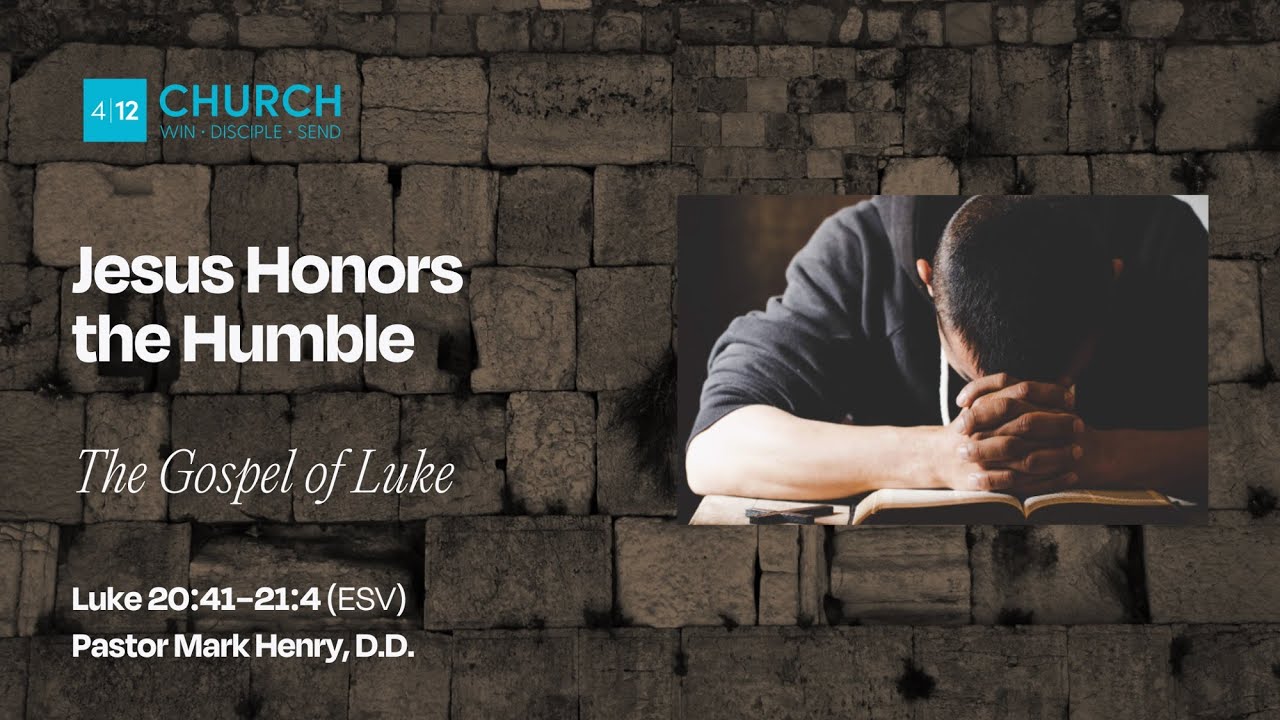 Sunday Morning//02.01.2026//Luke 20:41-21:4//Pastor Mark Henry (2nd)