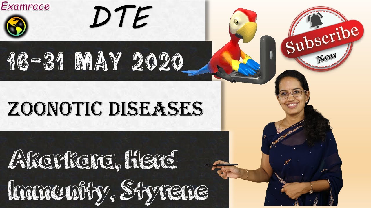 Zoonotic Diseases, Akarkara, Herd Immunity, Styrene: Down to Earth DTE Summary - 16-31 May 2020