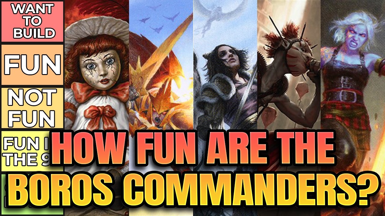 Which Boros Commander Is The Most Fun? | EDH Tier List | MTG