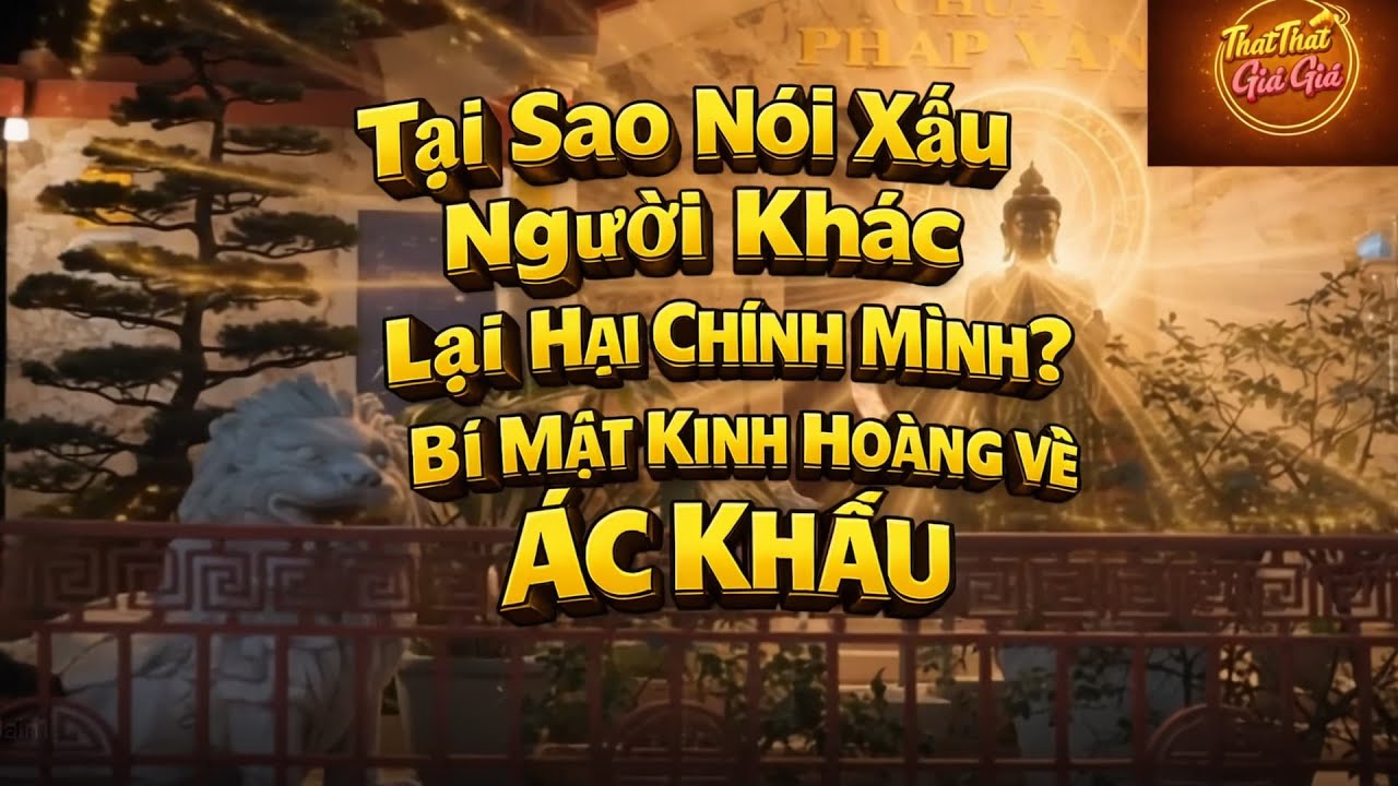Phật Pháp - Tại Sao Nói Xấu Người Khác Lại Hại Chính Mình? Bí Mật Kinh Hoàng Về Ác Khẩu.
