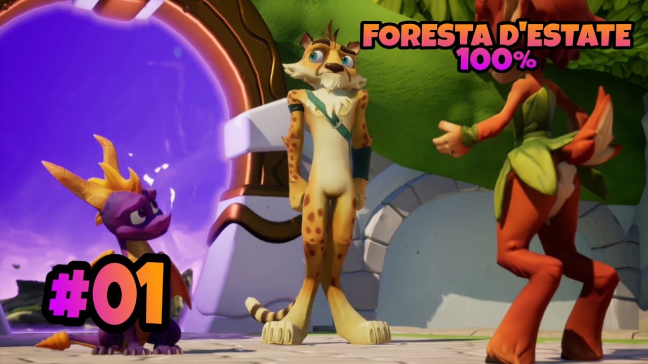 Spyro 2 Ripto's Rage:Reignited Trilogy - Mondo Foresta d'Estate 100%
