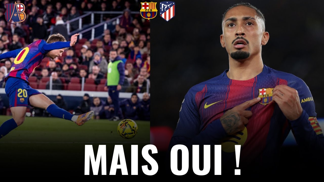 🚨 LE BAR&Ccedil;A DOMINE L'ATLETICO DE MADRID (3-1) ! ENFIN !!