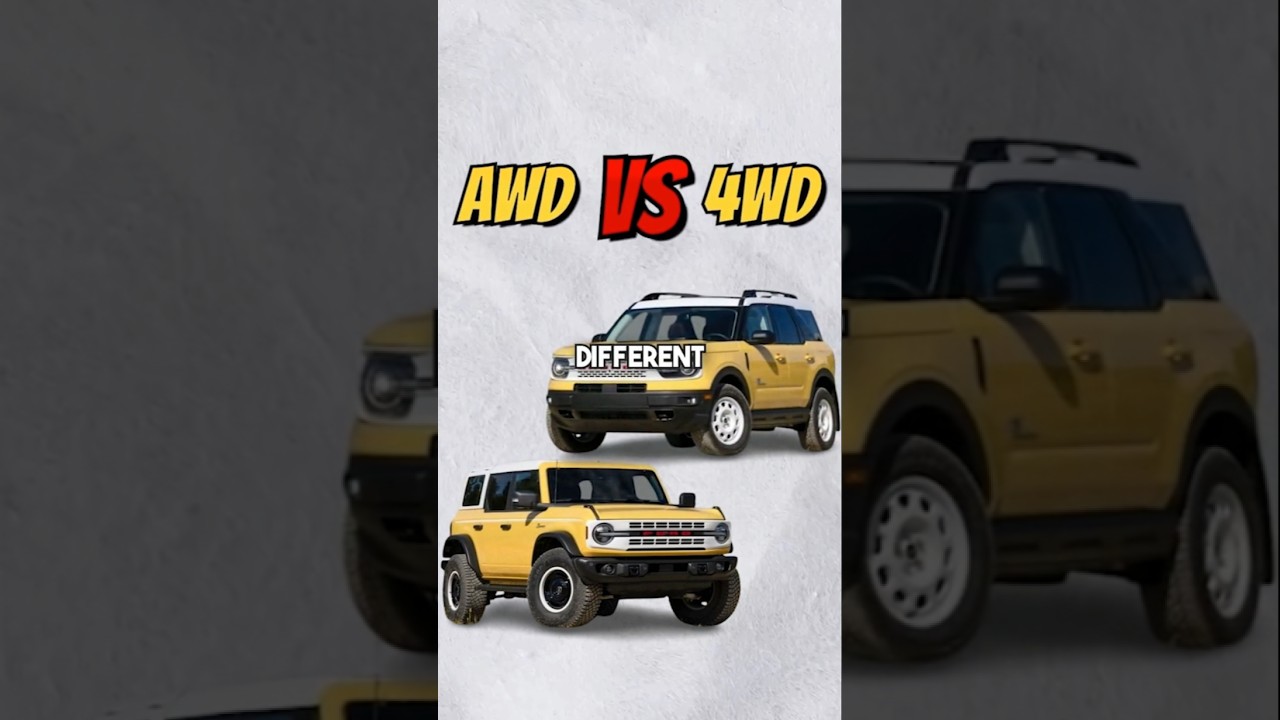 AWD vs 4WD What's the REAL Diffirence?