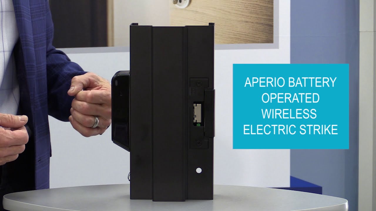 Battery-operated Aperio HES ES100 Series Electric Strike