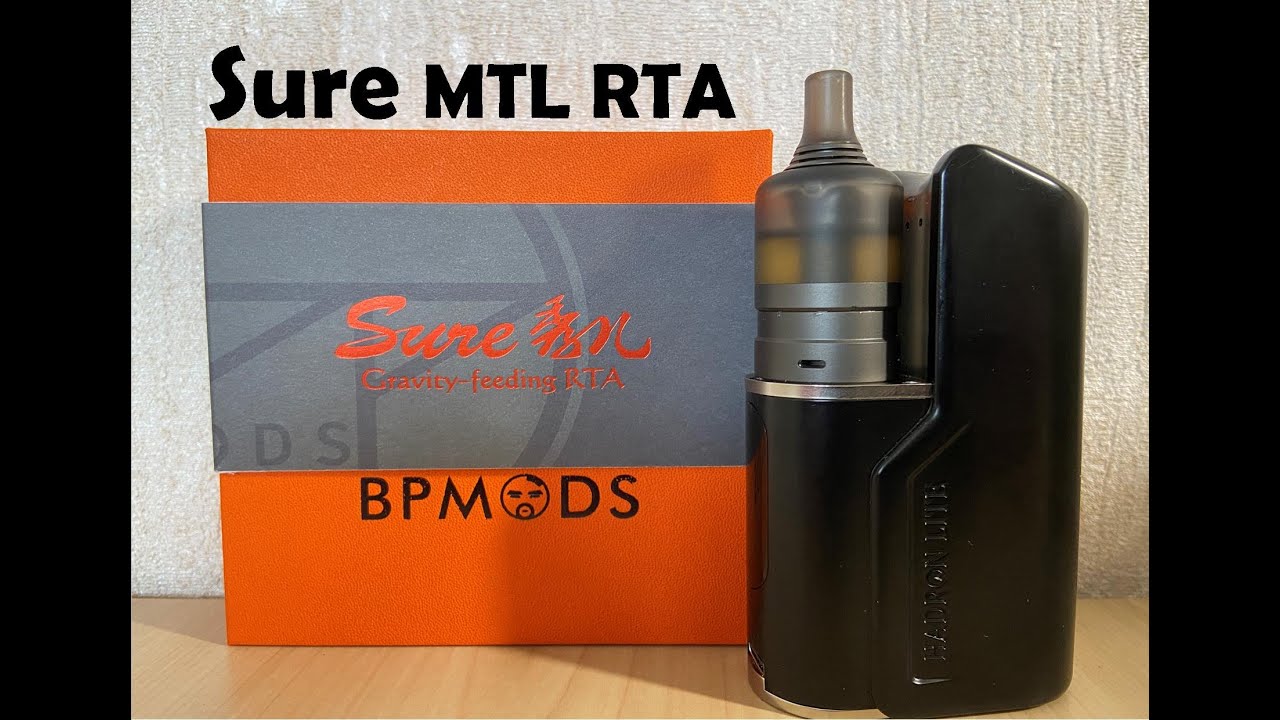 Sure MTL RTA by BP Mods | Clever design & Pioneer flavour