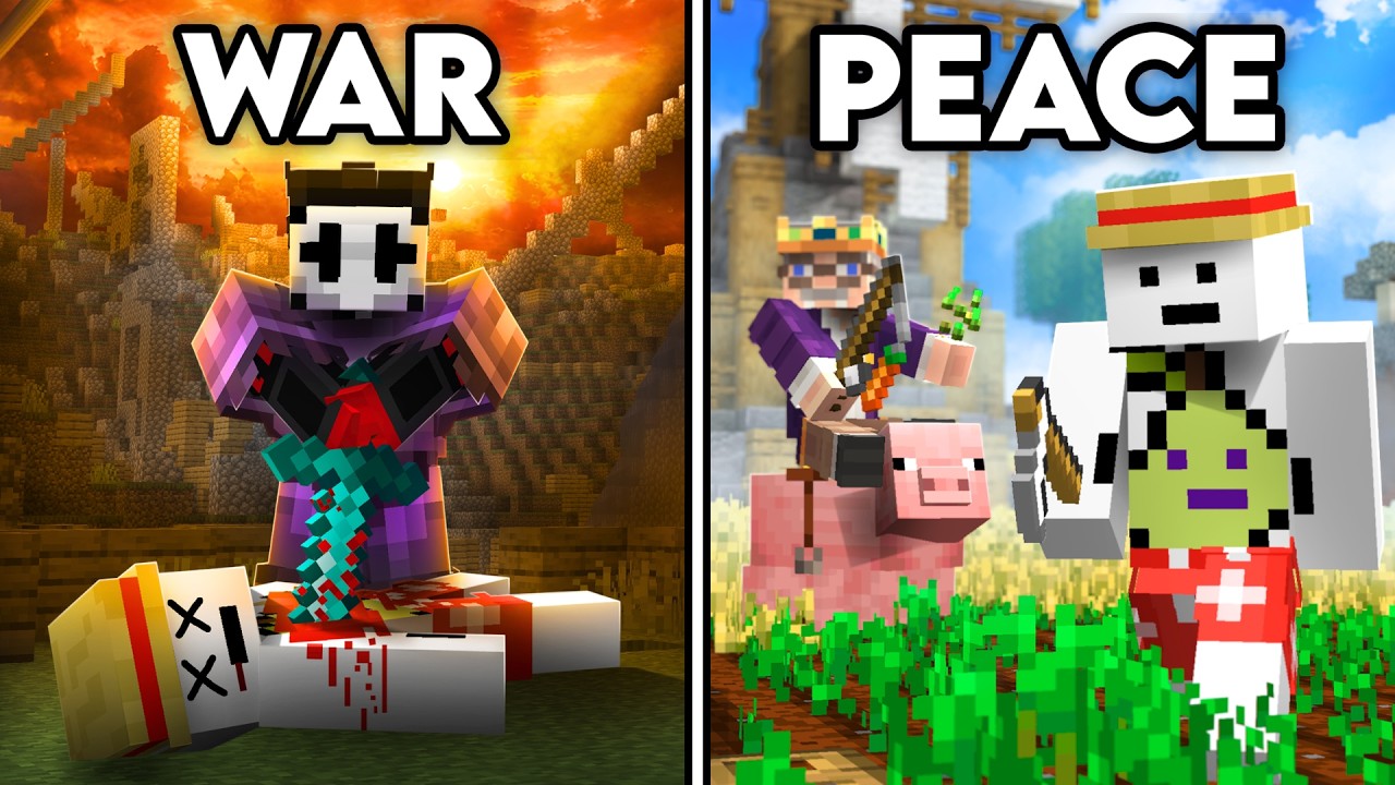 Can I Stay Peaceful on Minecraft's Deadliest Server?
