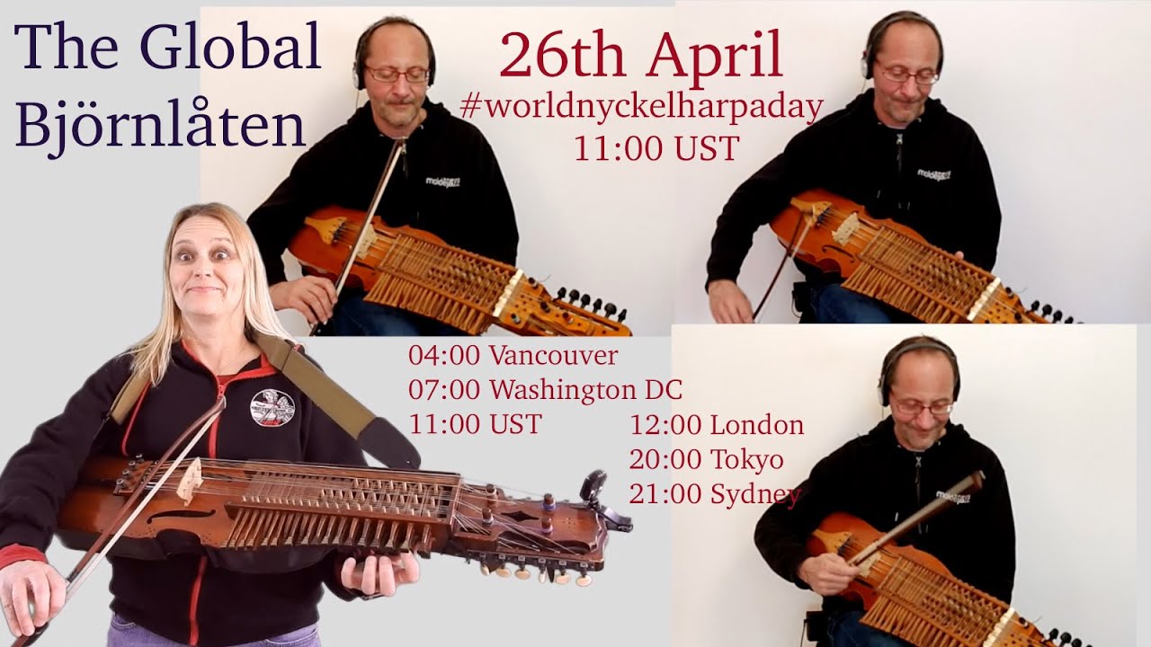 Björnlåten - Nyckelharpa Quartet for World Nyckelharpa Day