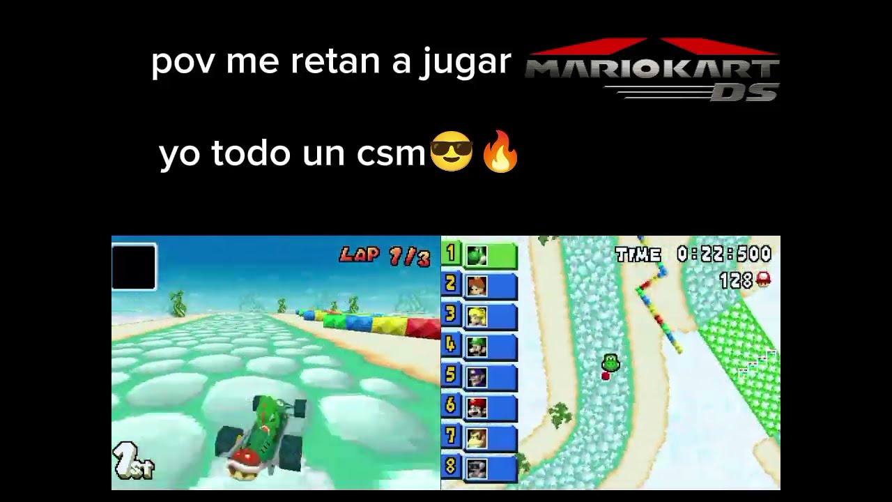 Jugué Mario kart desde mis 4 años