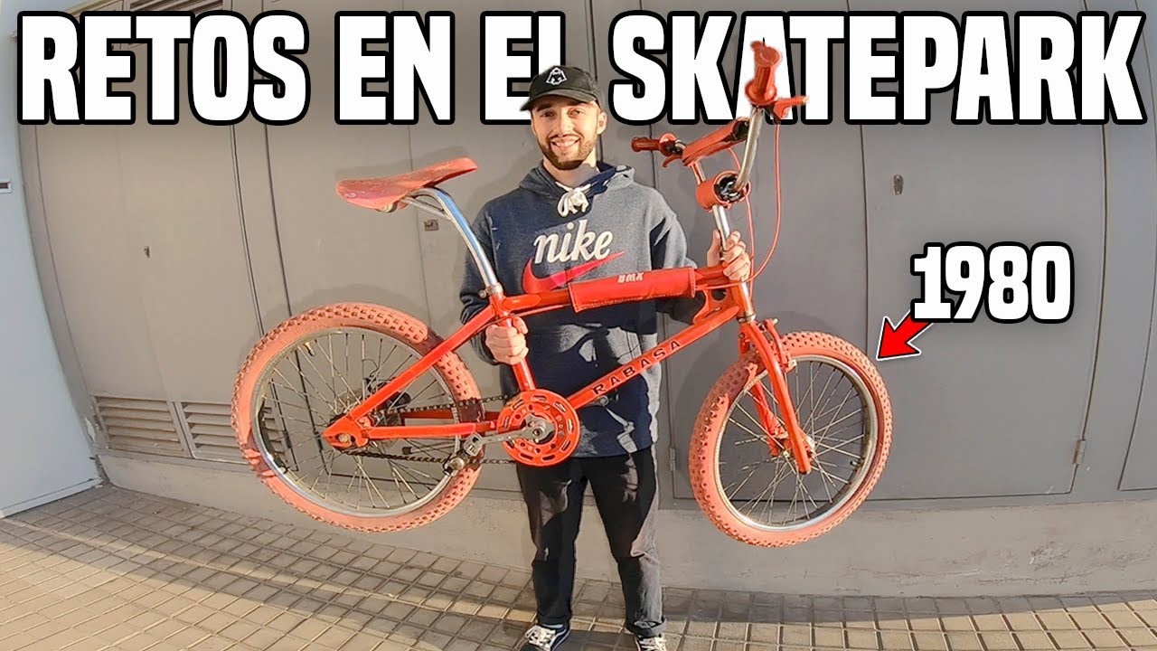 PRUEBO UNA BMX DE LOS AÑOS 80