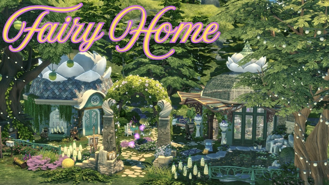 Fairy Home ✨🧚🏼 The Sims 4 Stop Motion Build ( No CC )