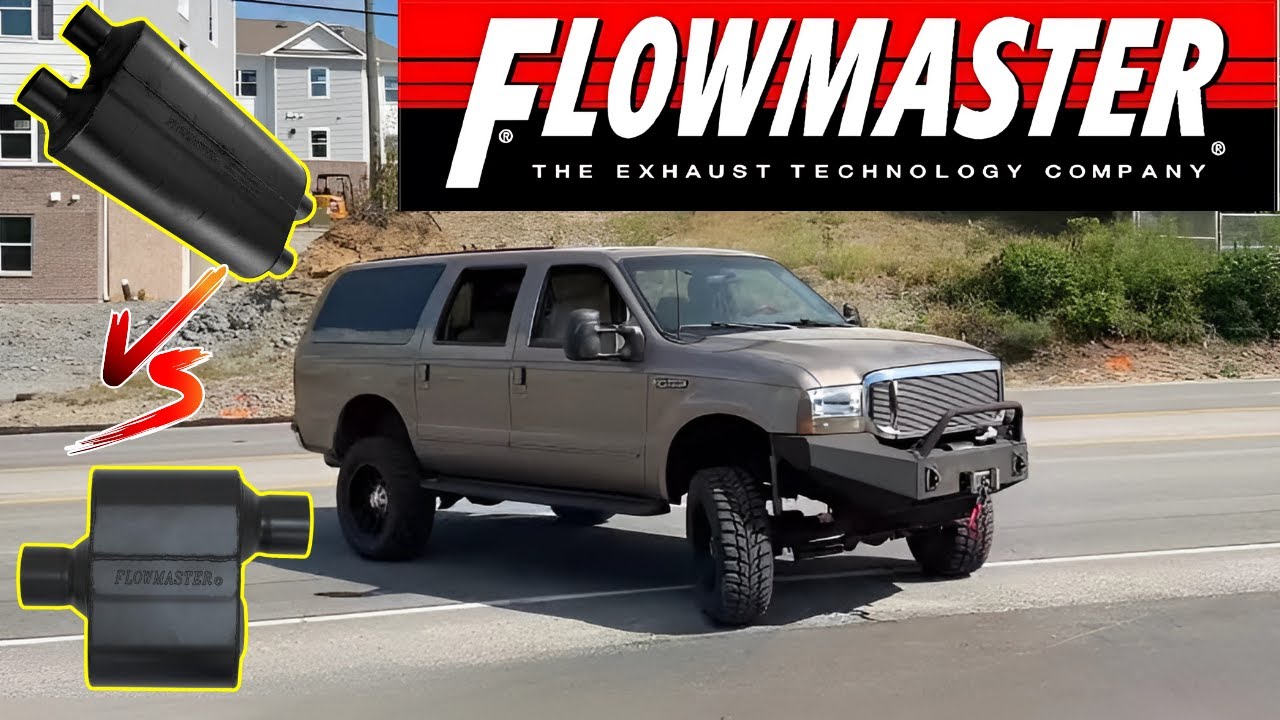 2000-2005 Ford Excursion 5.4L V8 Exhaust Comparison: Flowmaster 50 Series vs Flowmaster Super 10!
