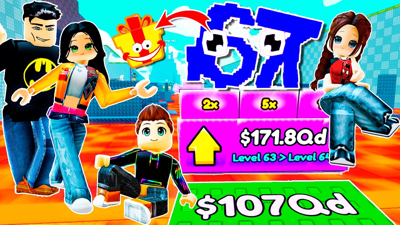 Спасаем БРЕЙНРОТОВ от ЛАВЫ 🆘🏃 | Роблокс | Проходим Семьёй! Roblox Survive LAVA for Brainrots!