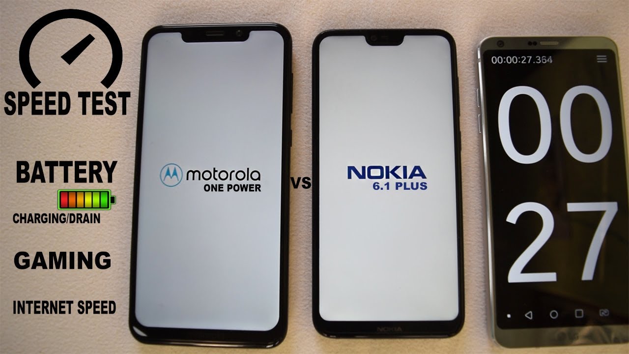 NOKIA 6.1 PLUS VS MOTO ONE POWER 