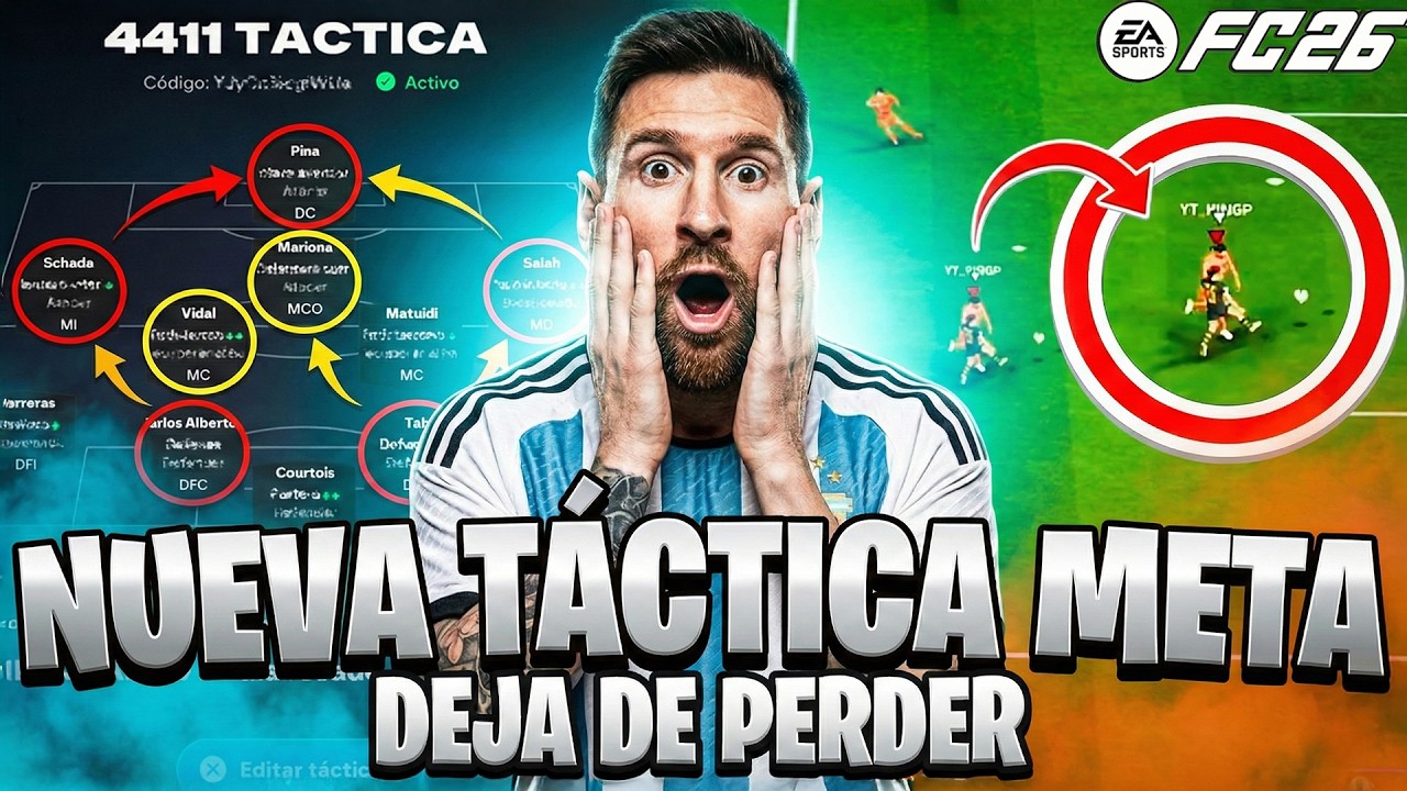*NUEVO META* Las Mejores TÁCTICAS 4411 META en FC 26 | Formación Más CHETADA Después Del Parche!
