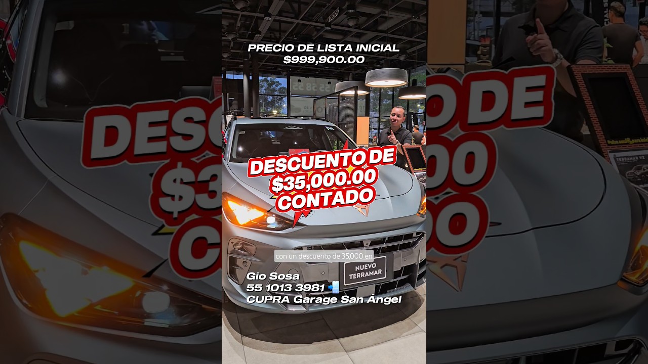 OFERTA CUPRA TERRAMAR VZ 2025 | COMPRA con Gio Sosa