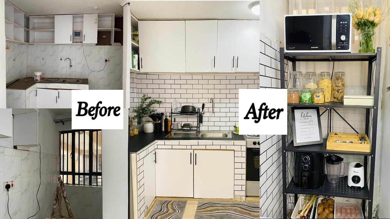 EXTREME KITCHEN MAKEOVER || Subway Tile Kitchen || New Appliances & Kitchenware