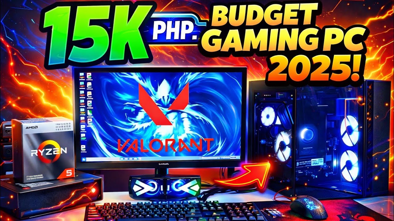 15k PC build : BUDGET PC BUILD GUIDE 2025 | AMD RYZEN | BUDGET GAMING PC WITH BENCHMARK