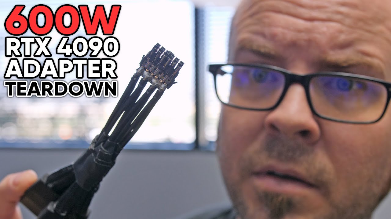 Why are some melting? RTX 4090 600W 12VHPWR Adapter Teardown