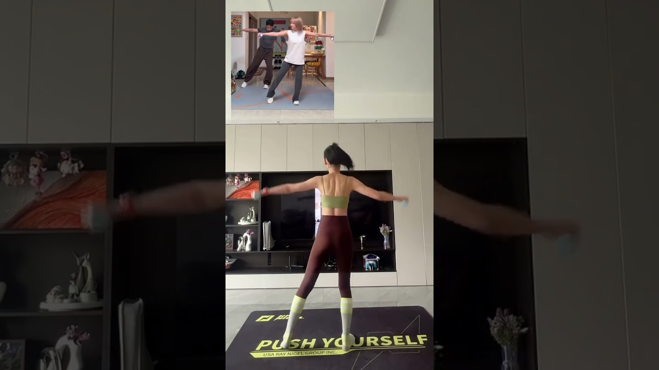 5 minutes dumbbell shaping Sisters without dumbbells mineral water and laundry deterge