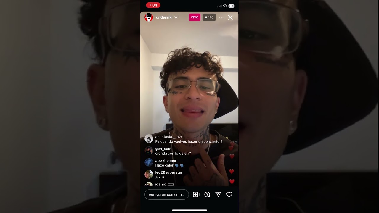 AIKI MOSTRANDO SNIPPET MÁS RECIENTES Y HABLANDO LIVE