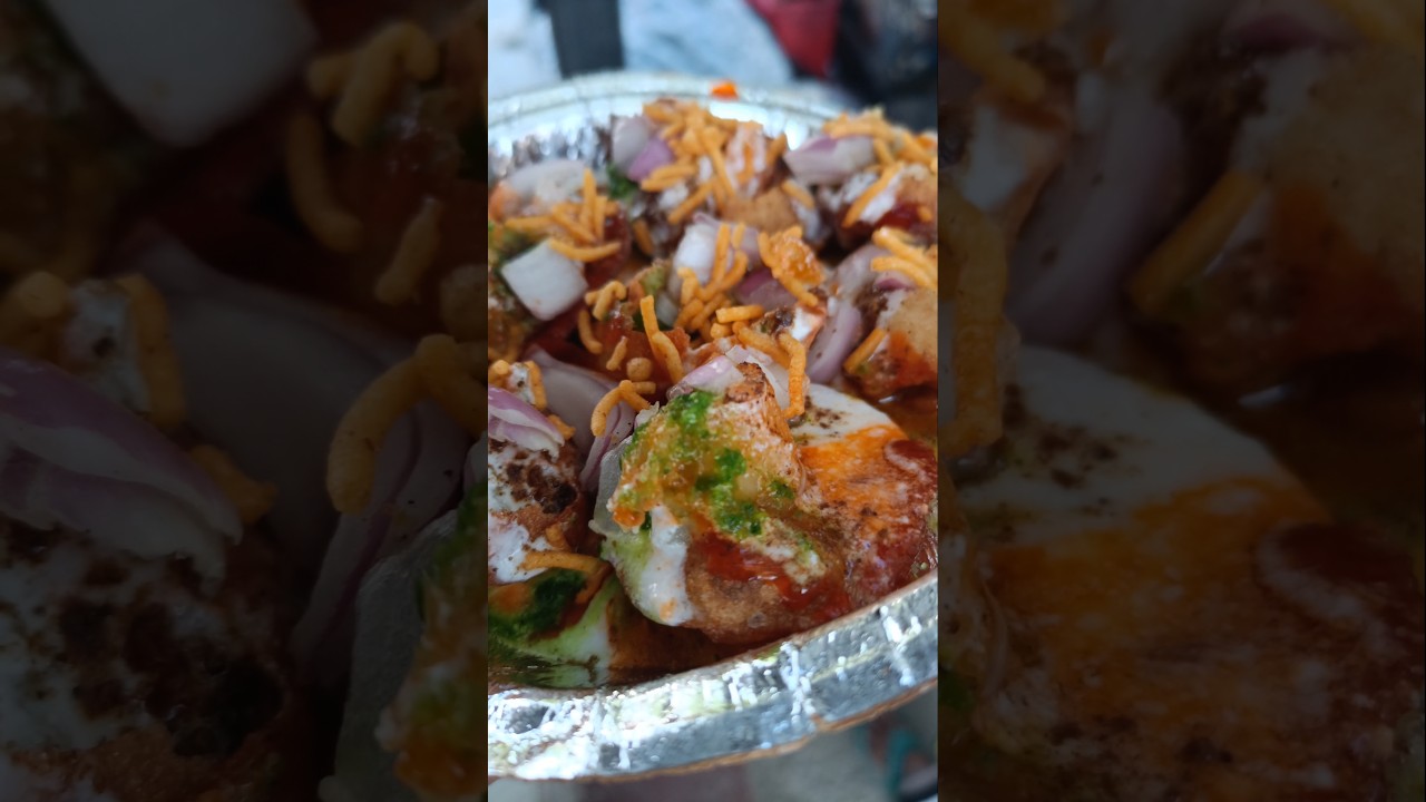 Dahi Chaat Papdi!!!🍽️😍💗 Delicious Street Food Snacks🔥#dahichat #papdi #streetfood #delicious #snacks